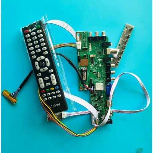 Kit For N150X3 -L05 remote DVB-C DVB-T VGA CCFL TV USB AV LCD board Panel Controller Digital 15.0" 30pin 1024X768
