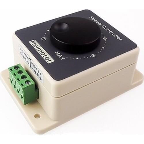 DC Motor Speed Controller Regulator 10-60V 20A Pulse Width Modulator PWM Speed Controller Waterproof Shell 12V 24V 36V 48V