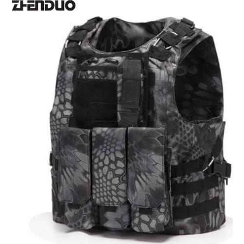 ZHENDUO Molle System Amphibious Tactical Vest outdoor tactical equipment vest