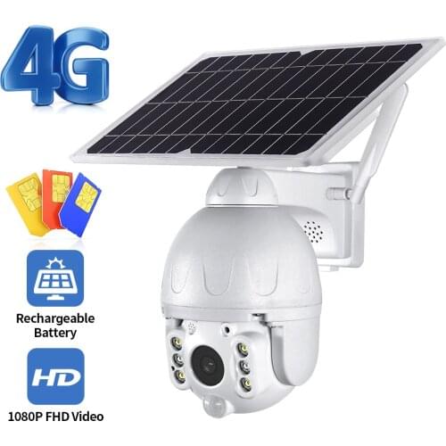 INQMEGA Farm Forest Security Protection Video Surveillance Solar Panel Low Power Camera 2MP HD Pixel Waterproof