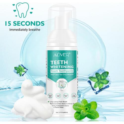 Toothpaste Whitening Foam Natural Mouth Wash Mousse Teeth Whitening Teethpaste Oral Hygiene Breath Dental Tool