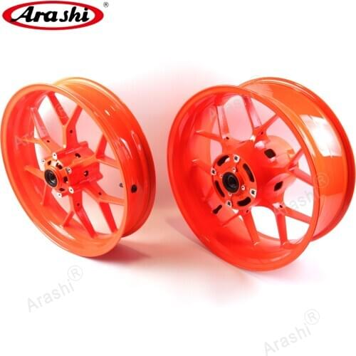 Arashi New 1 Set Front Rear Wheel Rims For HONDA CBR600RR 2007-2017 Motorcycle Rims CBR600 CBR 600 RR 600RR 2014 2015 2016 2017