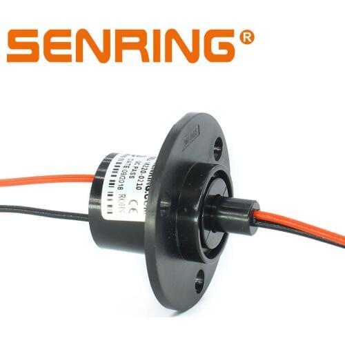 2 Wires 10A of Capsule Slip Ring AWG17# Lead Wire Conductive Slipring Rotary joints