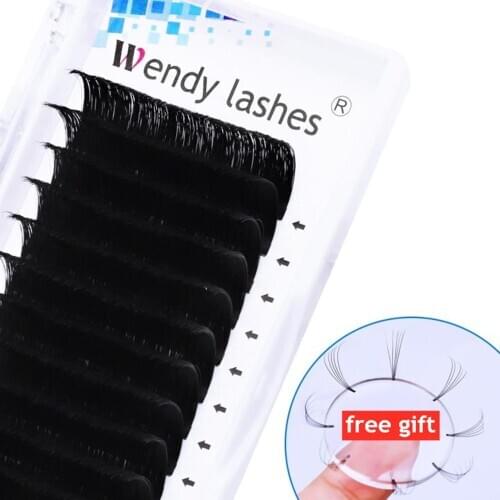 20 MM Easy Fanning Eyelash Extensions Bloom Mega Volume Eyelashes Auto fans Camellia Individual Lash Extension Supplier