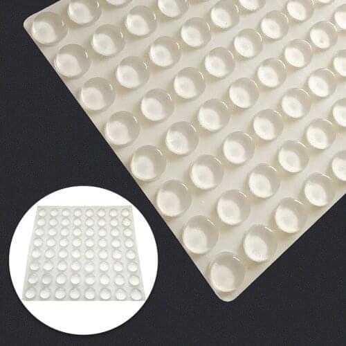 Clear Round Table Foot Sticky Pads Floor Protectors Non-Slip Rubber Pads For Furniture Home Decor 20X10X3Mm 20Pcs