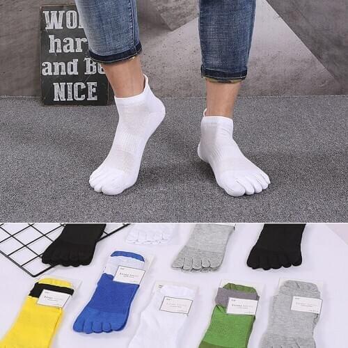 5 pairs socks men toe socks носки harajuku mens socks crew socks white socks cool socks five finger socks net ankle socks cotton