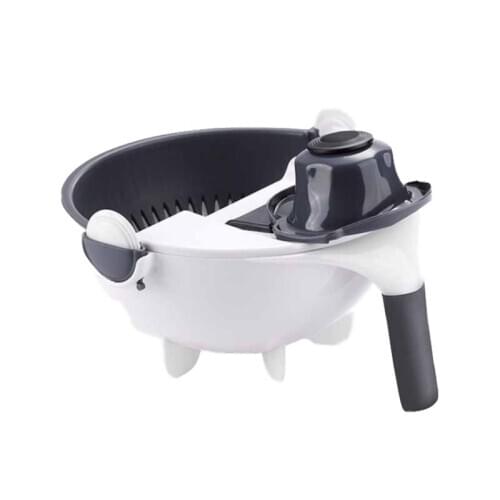 9 In 1 Multifunctional Vegetable Cutter Household Potato Peeler Carrot Shredder Vegetable Cutter With Drain Basket Kitchen Tool