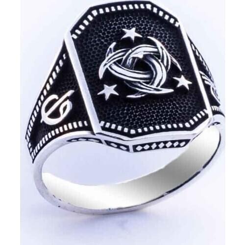 925 sterling Silver Corps Mahsusa Ring