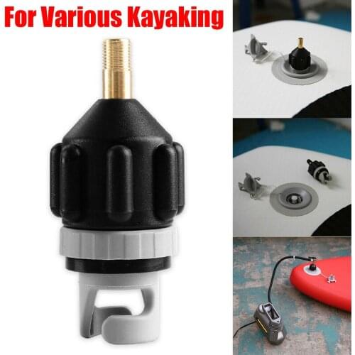 SUP Rowing Boat Air Valve Adapter Sup Board Kayak Pump Adapter Inflatable Air Valve Attachment Kayak Accessory Parts