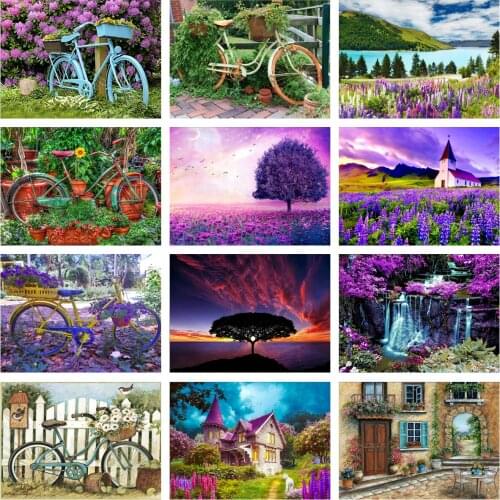 Diamond Painting Diy New 5d Landscape Forest Horse Diamond Mosaic Garden Cross Stitch Kit Home Decoration Handmade Gift