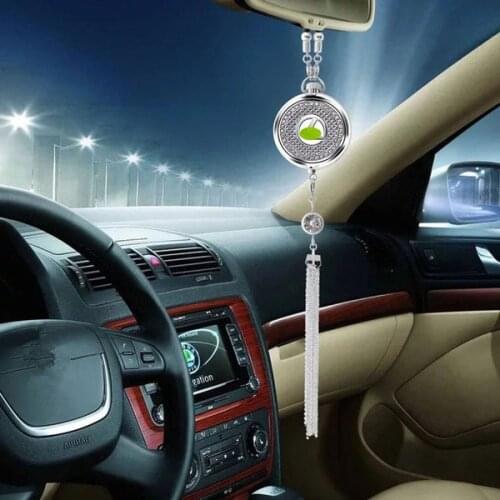 Car Logo Pendant Air Freshener Diffuser Perfume Bottle Rear View Mirror Pendant Perfume All Car Brands