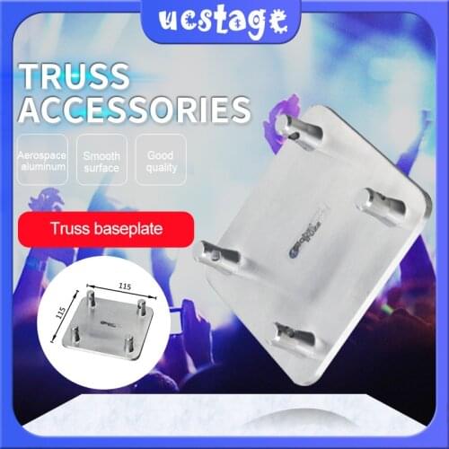 12"x12" ALUMINUM BASE PLATE FOR F34 SQUARE TRUSS