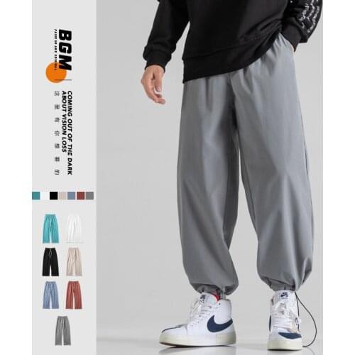Streetwear Mens Hip Hop Jogging Pants Casual Men Trousers Big Size Loose Sweatpants Male 2021 New Men Harem Pants 5XL