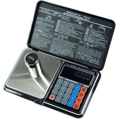 500g x 0.01g Digital Pocket Scale Precision Scale for Gold Jewerly Reload Coins Electronic Balance