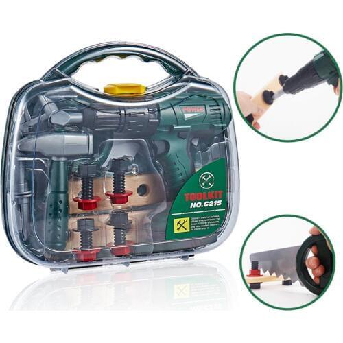 Children Simulation Repair Tool Set Plastic Pretend Play Toys Early Learning Education toys Creative Toy For Boys Birthday Gift