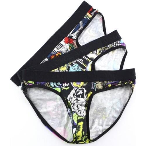 Men Boxers Spandex Elephant Pouch Mens Underwear Sexy Slip Floral Print Boxershorts Underpants Big Penis Panties