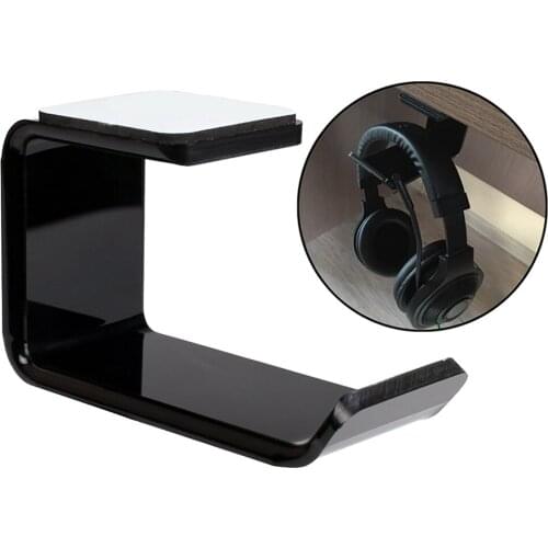 Headphone Headset Stand Holder, Headphone Desk Hanger Hook, Universal Headset Earphone Holder Hanger Clip Mount Display