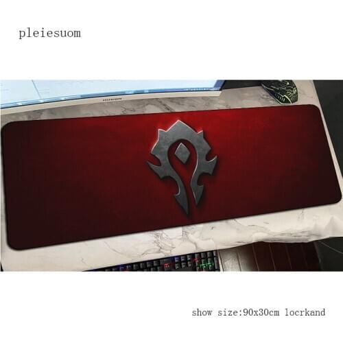 Wow mousepad 900x300mm gaming mouse pad New arrival pc computer gamer accessories large mat thick laptop desk protector pads