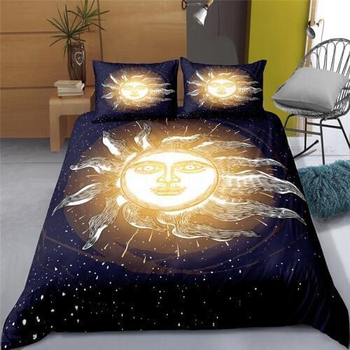 3D luxury bedding set too far God print quilt cover and pillowcase 3Pcs black Bed Linen Queen Duvet Cover Set King comforter set