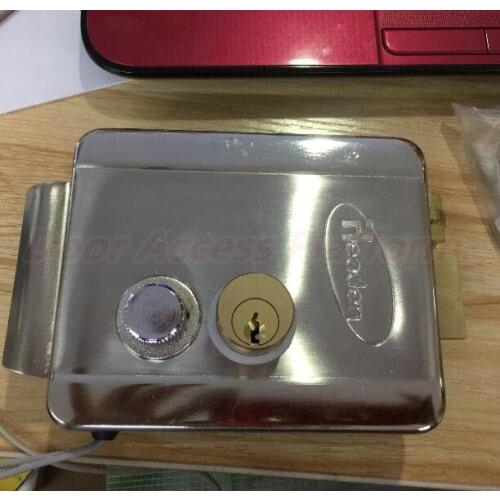 Left-openning door Machinery Rim Lock, For Access Control system and door lock Home security lock Electric Metal Motor Lock