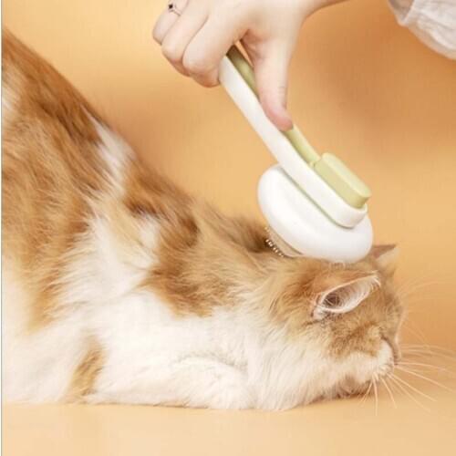 Pet Massage Comb Stainless Steel Epilator British and American Shorthair Cat Grooming Comb Dog Cleaning Brush Pet Supplies
