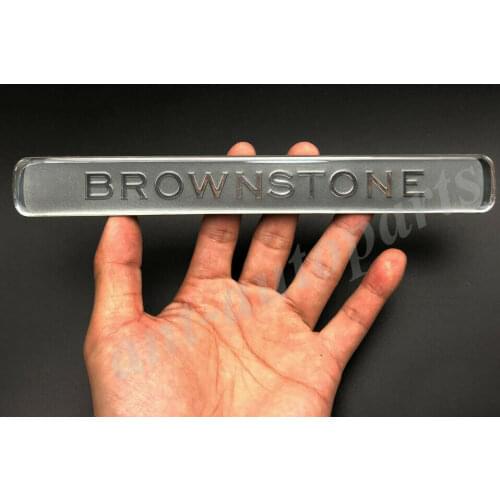 Brownstone Car Trunk Tailgate Emblem Badge Decals Sticker Fit Cruiser 200