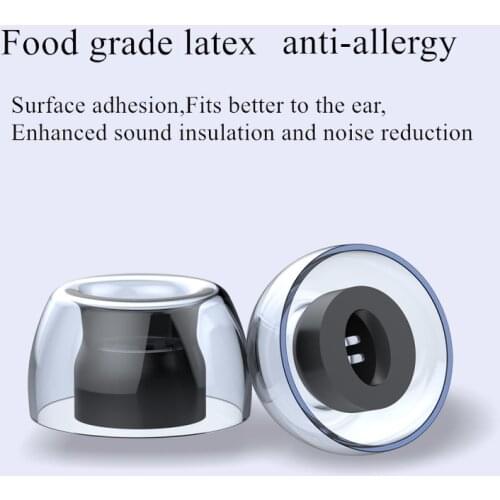 Feaulle Latex H370 TWS Eartips Cap Cover Ear cap tips for Samsung budspro Huawei freebuds4i oppo encox Headset earmuffs