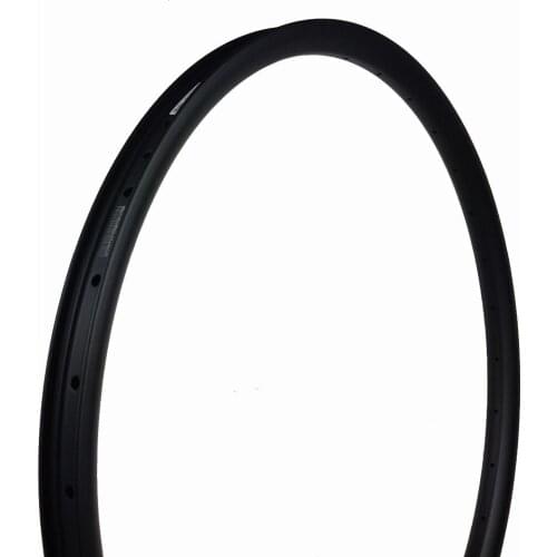 Carbon bike rim 27.5 inch MTB wheel XC 27.5er 36X30mm mountain bicycle hookless clincher tubeless design for easy install tyres