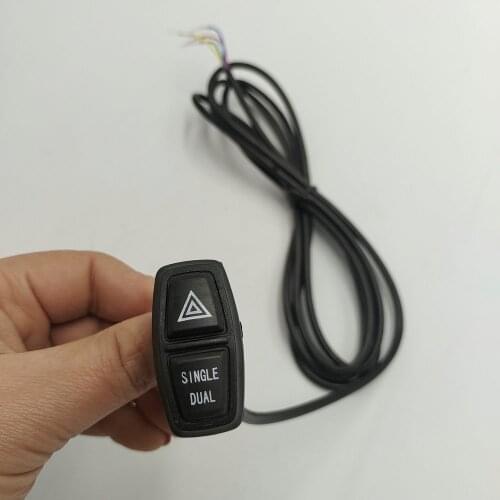 Single dual switch+hazard warning switch/indicator for electric scooter bicycle mtb tricycle atv EV DIY conversion parts