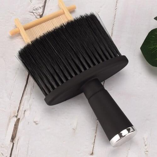 Durable Hairdressing Cleaning Brush Nylon Soft Brushes Salon Neck Face Broken Hair Cleaner Professional Beard Brush Barber Tools
