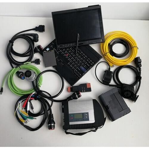 V12/2020 software Icom A2+B+C and MB Star C4 multiplexer in 1TB SSD and Used X200 Tablet 4G diagnosis Cable Interface