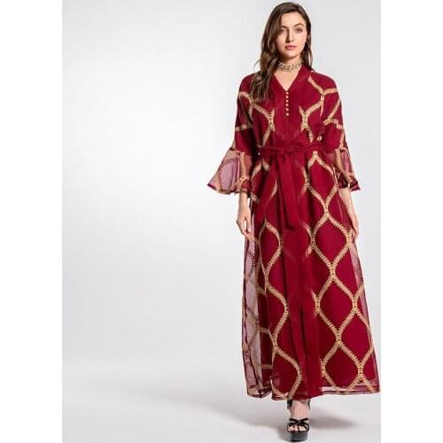 Luxury Abaya Dubai Turkey Islam Muslim Long Dress Kaftan Moroccan Caftan Dresses For Women Djellaba Robe Longue Femme Vestido