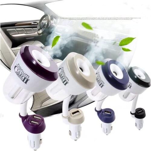 12V 2 II Humidifi Cadores II Ambientador 2USB Cargador Coche Humidificador Nebulizador De Alta Calidad