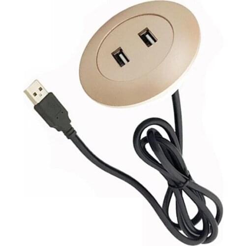 USB interface 1.5m dual USB mobile phone charging line input / output 5v2a mobile phone charging plate