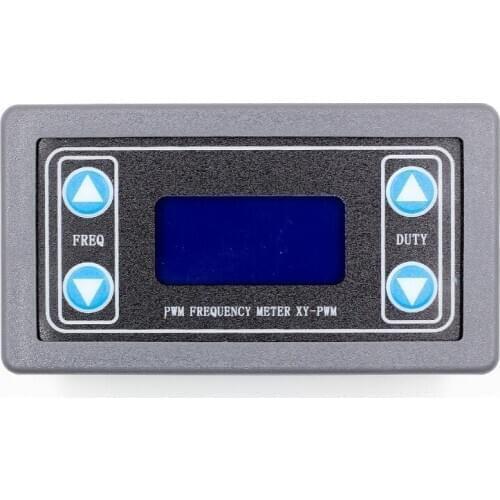 XY-PWM Signal Generator LCD Digital Display Pulse Frequency Duty Cycle Adjustable Square Wave Rectangular Wave Signal Generator