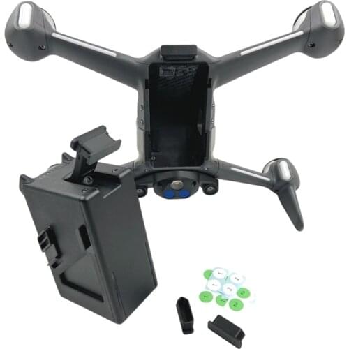 Drone Body Battery Port Protection Cover Dust-Proof Cap for DJI FPV Combo Drone Accessories with Battery Serial Number Sticker