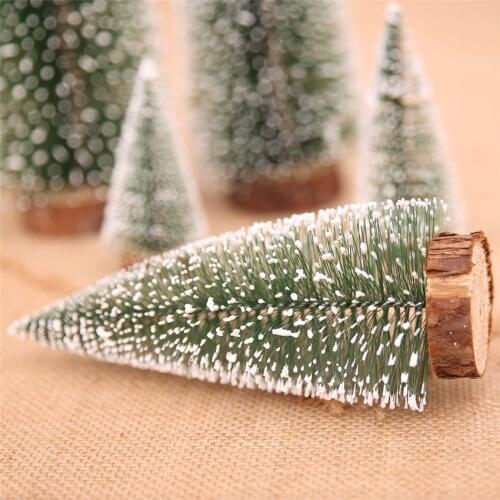 2020 New 1Pcs Christmas Tree New Years Mini Christmas Tree Small Pine Tree For Home Decoration Christmas New Year Gift
