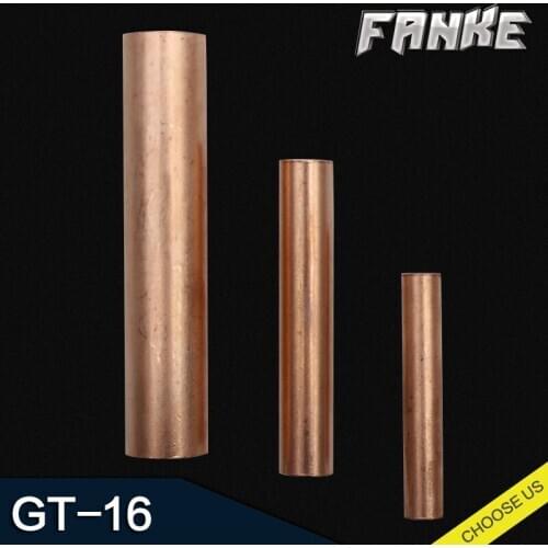 1 piece GT series GT-16 MM2 copper connecting tube cable terminals cable lug A type National Standard