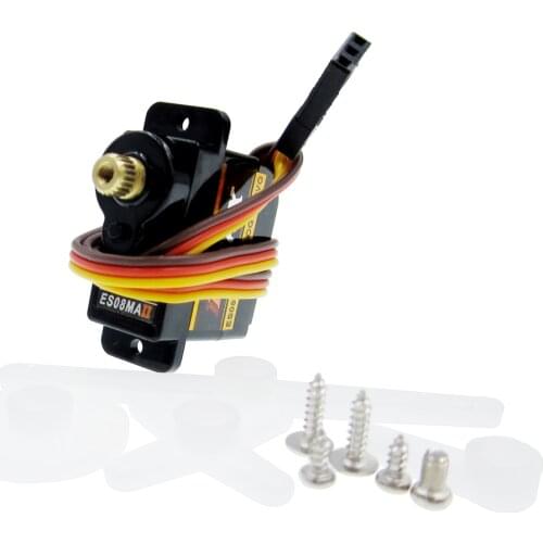 10PCS ES08MA II Mini Metal Gear Servo 12g/ 2.0kg/ 0.12 Sec Mg90S