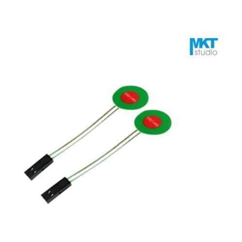 10Pcs Sample Circular 20mm Green ON/OFF 1*1 Membrane PVC Matrix Keypad Panel Switch For MCU Interface