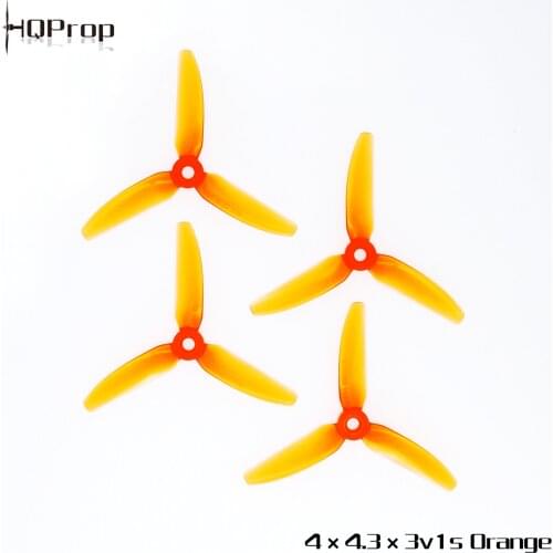 HQProp HQ 4043 DP4X4.3X3V1S Durable 4x4.3 4 Inch 3-Blade Propeller for RC Drone FPV Racing Toothpick