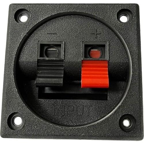 5pcs 56mm square Speaker wire clip horn clamp/audio clip 2p wiring seat entrainment fixed