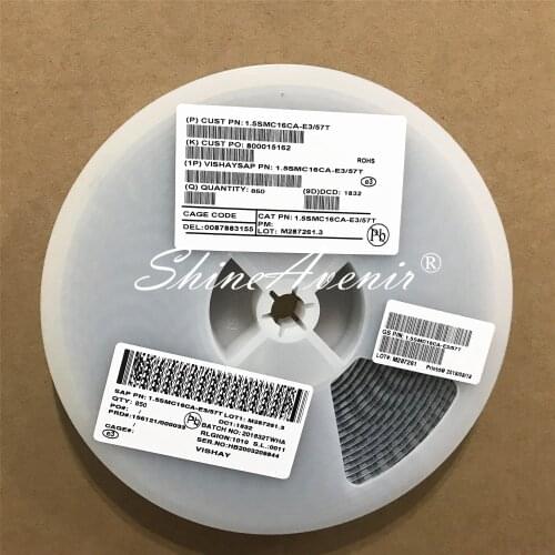 50pcs/lot Diode 1.5SMC15CA 1.5SMC16CA 1.5SMC18CA 1.5SMC20CA 1.5SMC22CA 1.5SMC24CA 1.5SMC27CA 1.5SMC30CA SMC DO-214AB TVS NEW