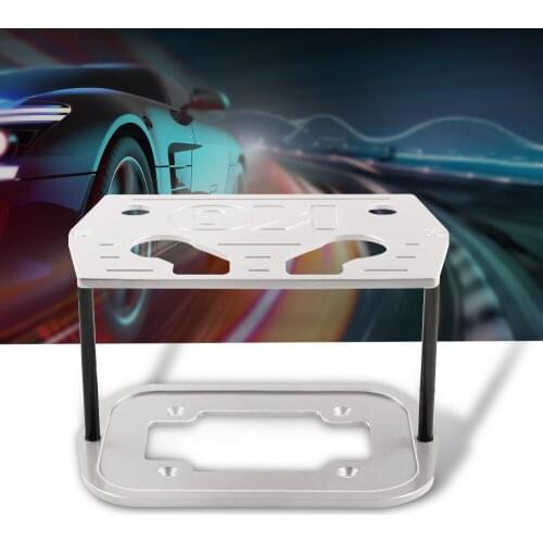 Aluminum Billet Milled Hold Down Clamps Battery Bracket Tray for Optima Slivery