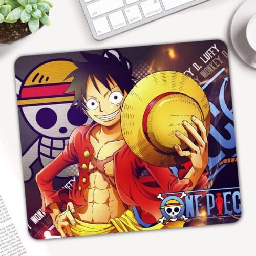 One Piece Monkey D. Luffy Mouse Pad Gamer Anti-slip Rubber Pad Gaming Mousepad Keyboard Laptop Computer Mice Mouse PC Desk Mat