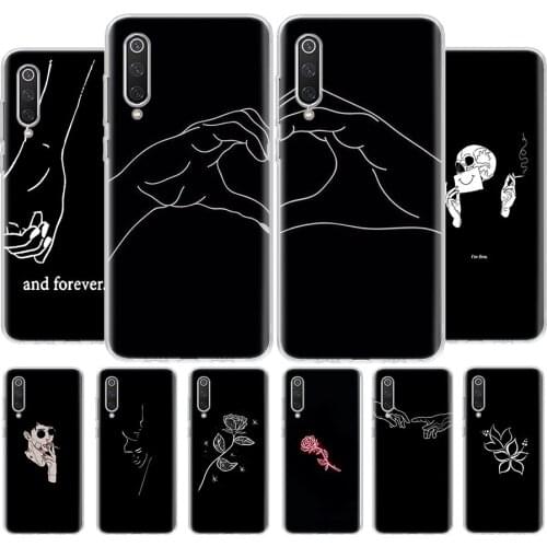 Fashion Abstract Art Lover Phone Case For Xiaomi MI 8 9 10 5X 6X A1 A2 A3 CC9E 9T NOTE10 Pro Lite Cover Coque soft Silicone TPU