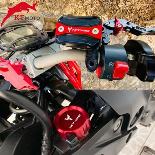 For YAMAHA MT25 MT 25 MT-25 2015-2021 2020 Motorcycle CNC High quality Rear & Front Brake Fluid Reservoir Cap Cylinder cover