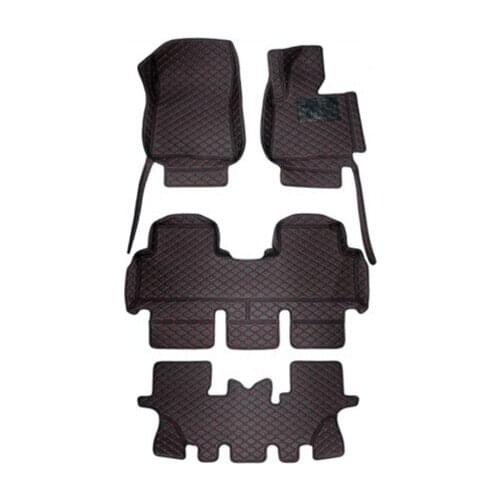 Best quality! Custom special car floor mats for Right hand drive Hyundai Santa fe 7 seats 2018-2006 waterproof durable carpets