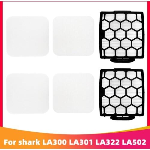Hepa and Foam & Felt Filter Replacement Kit for Shark LA300 LA301 LA322 LA502 ADV Upright Vacuum Spare Parts