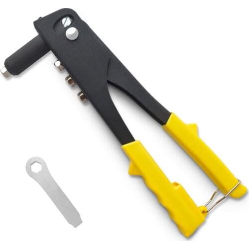 Stainless Steel Manual Double Handle Rivet Gun Rivet Gun Pull Willow Gun Metal Woodworking Hand Tools Repair Kit Rivet Tool